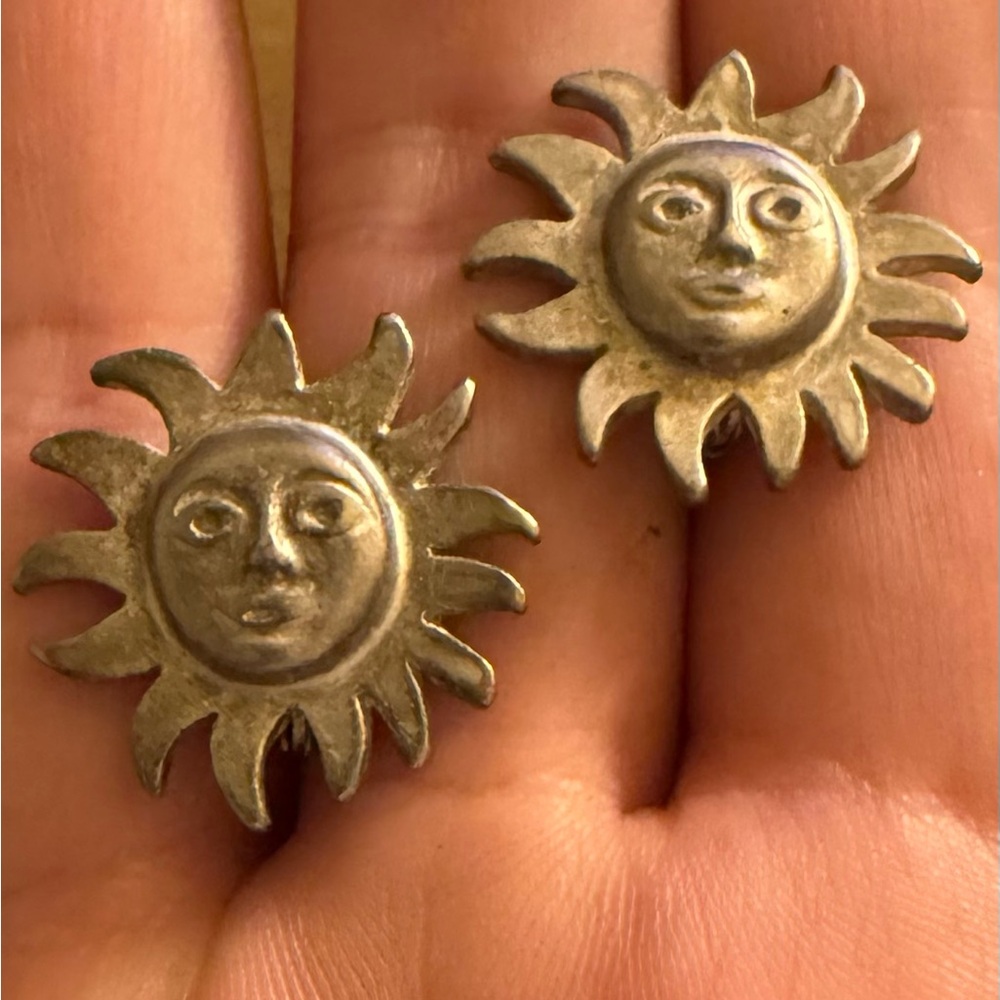 Silvertone Boho Earthy Style Earring Bundle - image 7